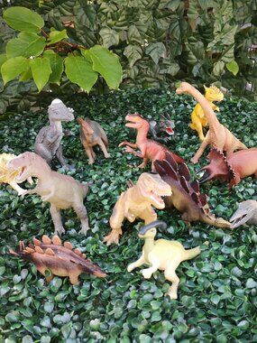 Collection of 15 Assorted Kinds, Styles & Sizes of Dinosaurs (See Photos)